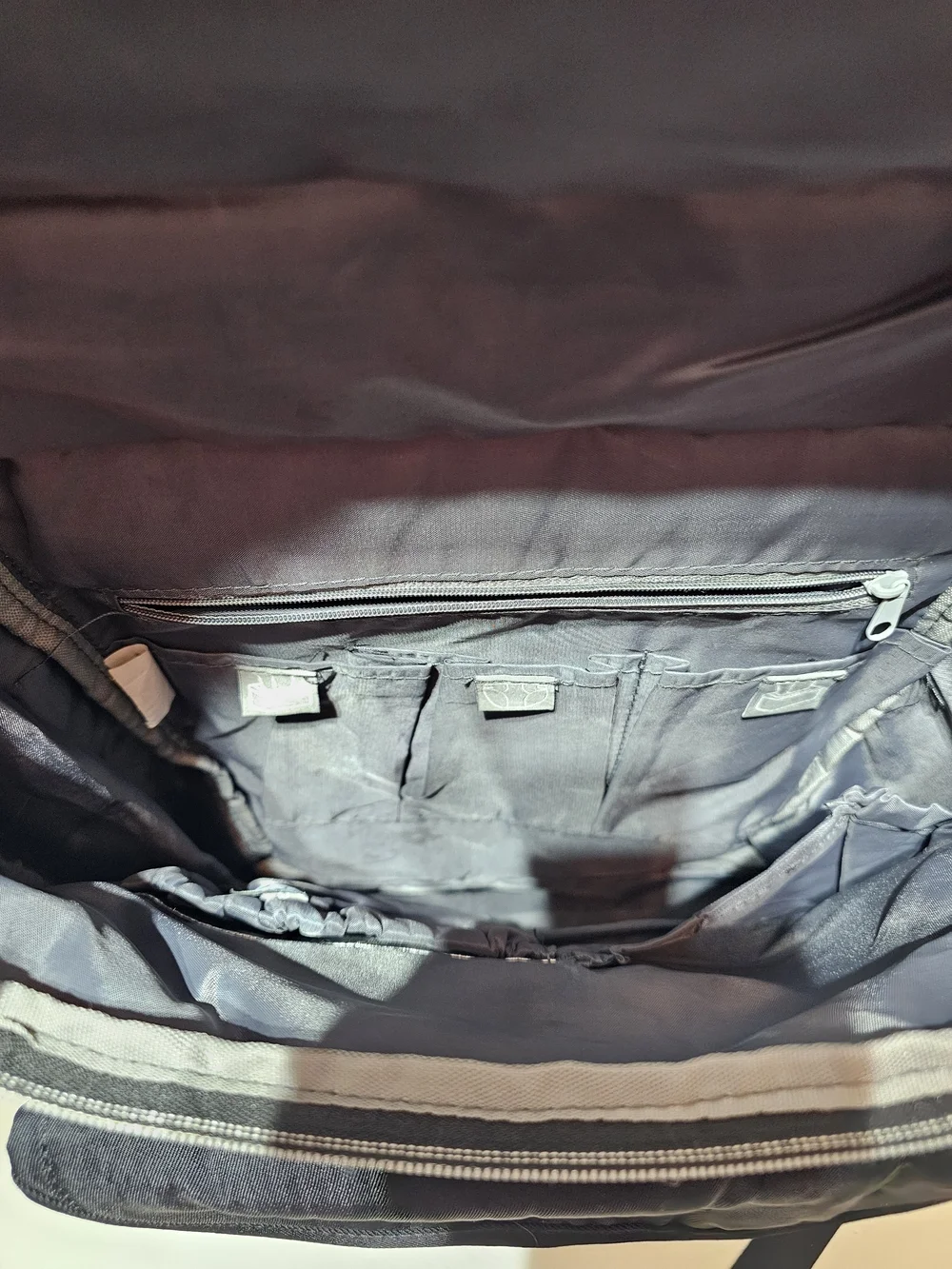 Black Canvas Diaper Bag Backpack - Classic
